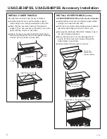 Preview for 2 page of Ferguson UXADJB48PSS Installation Instructions Manual