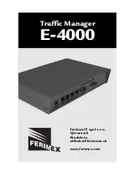 Preview for 1 page of Ferimex E-4000 User Manual