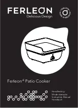 FERLEON Patio Cooker Instruction Manual предпросмотр