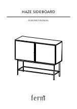 Предварительный просмотр 1 страницы ferm living HAZE FERM-1104263107 Assembly Manual