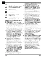 Предварительный просмотр 108 страницы Ferm AGM1052 Original Instructions Manual