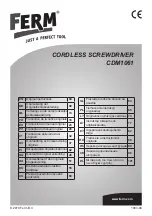 Ferm CDM1061 Original Instructions Manual preview