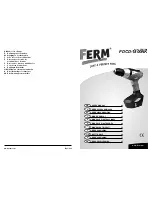 Preview for 1 page of Ferm CDM1068 User Manual