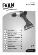 Ferm CDM1085 User Manual preview