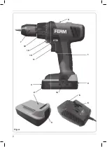 Предварительный просмотр 2 страницы Ferm CDM1121P Original Instructions Manual