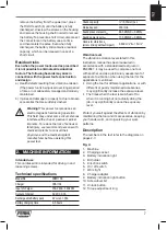 Preview for 7 page of Ferm CDM1136 Original Instructions Manual