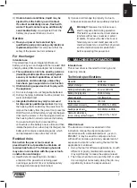 Preview for 7 page of Ferm CDM1140 Original Instructions Manual