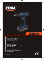 Ferm CDM1158 Original Instructions Manual предпросмотр