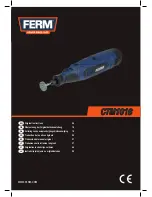 Preview for 1 page of Ferm CTM1016 Original Instructions Manual