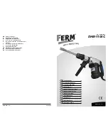 Preview for 1 page of Ferm DHM-1100C User Manual