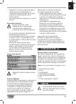 Предварительный просмотр 111 страницы Ferm ESM1015 Manual