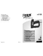 Preview for 1 page of Ferm ETM1002 User Manual