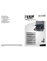 Ferm FBH-850KN User'S Manual & Operating Instructions предпросмотр