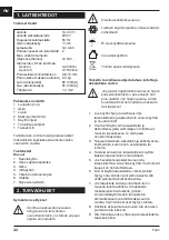 Предварительный просмотр 42 страницы Ferm FDCD-1440LK User Manual