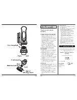 Preview for 2 page of Ferm FFL-022 User Manual