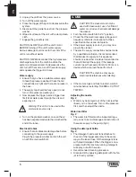 Предварительный просмотр 8 страницы Ferm GRM1013 Original Instructions Manual