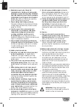 Предварительный просмотр 8 страницы Ferm LMM1012 Original Instructions Manual