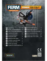 Ferm MSM1031 Original Instructions Manual preview