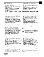 Предварительный просмотр 97 страницы Ferm MSM1031 Original Instructions Manual