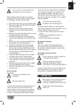 Предварительный просмотр 11 страницы Ferm MSM1040 Original Instructions Manual