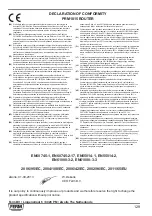 Предварительный просмотр 129 страницы Ferm prm1015 Original Instructions Manual