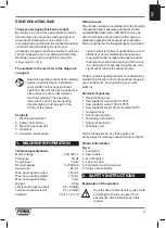 Предварительный просмотр 3 страницы Ferm RSM1018 Original Instructions Manual