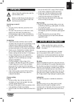 Предварительный просмотр 5 страницы Ferm RSM1018 Original Instructions Manual