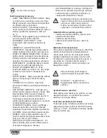 Предварительный просмотр 63 страницы Ferm SGM1008 Original Instructions Manual