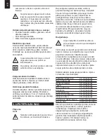 Предварительный просмотр 78 страницы Ferm SGM1008 Original Instructions Manual