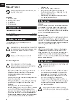 Preview for 2 page of Ferm TJM1008 Original Instructions Manual