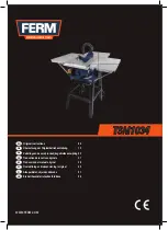 Preview for 1 page of Ferm TSM1034 Original Instructions Manual