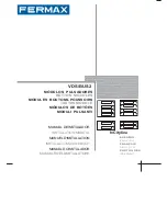 Preview for 1 page of Fermax BUS2 V Installation Manual