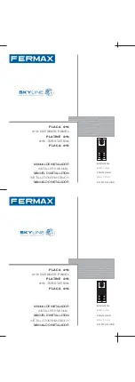 Fermax CITY 4+N OUTDOOR PANEL Installer Manual предпросмотр