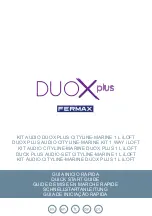 Предварительный просмотр 1 страницы Fermax DUOX PLUS CITYLINE Quick Start Manual