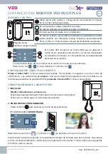 Предварительный просмотр 2 страницы Fermax DUOX PLUS VEO MONITOR Quick Start Manual