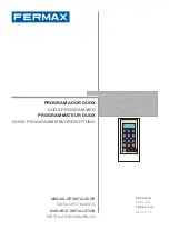 Fermax DUOX Programmer Installer Manual preview