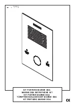 Fermax MARINE DDA 1-LINE ENTRYPHONE KIT Installation Manual предпросмотр