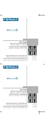 Fermax SKYLINE VDS / BUS2 Installation And Programming Manual preview