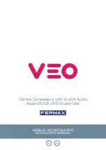 Fermax VEO DUOX Installer Manual предпросмотр