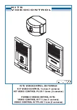 Fermax VIDEO CONTROL KIT Manual предпросмотр