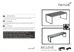 Fermob Bellevie Dining Table Manual preview