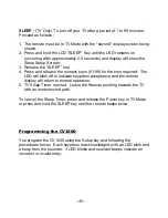 Preview for 13 page of Fernbedienung CV1000 User Manual