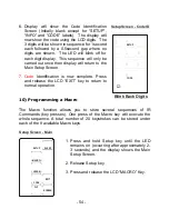 Preview for 22 page of Fernbedienung CV1000 User Manual