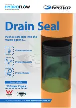 Fernco Drain Seal Quick Start Manual предпросмотр