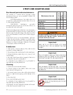 Preview for 22 page of Ferno 26-S Use And Maintenance Manual