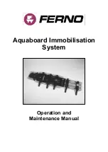 Preview for 1 page of Ferno AquaBoard Operation And Maintenance Manual