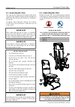 Предварительный просмотр 20 страницы Ferno Compact 2 Track Chair User Manual