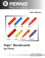 Ferno Najo User Manual preview