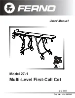 Ferno One Man 27-1 User Manual preview