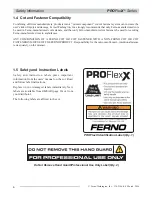 Preview for 6 page of Ferno PROFlexX User Manual